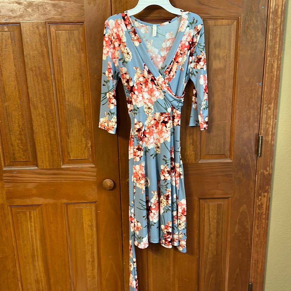 Blue flower dress